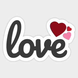 I Love Love Sticker